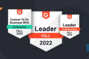 2022年G2秋のレポートで組み込みビジネスインテリジェンスソフトウェアのリーダーに選出