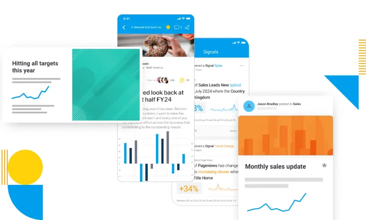 Yellowfin ストーリーとは何か？データ主導のナラティブを作成する方法 | Yellowfin BI