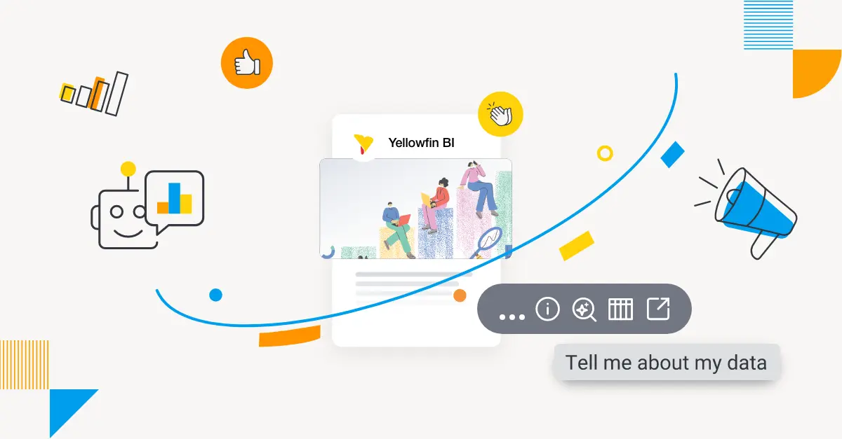 Yellowfin が誰でも AI でデータストーリーを作れるようにする方法
