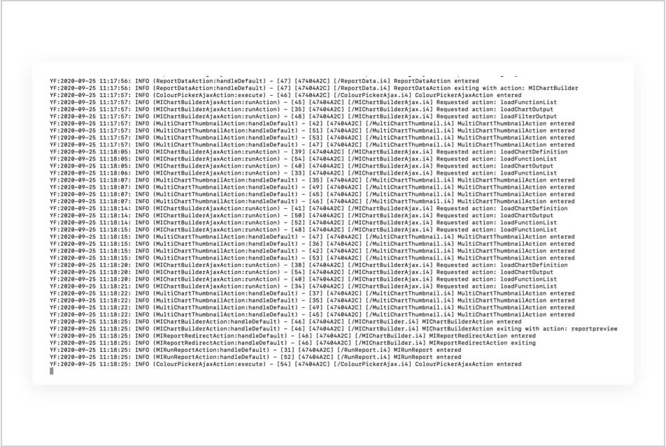 Logging improvements